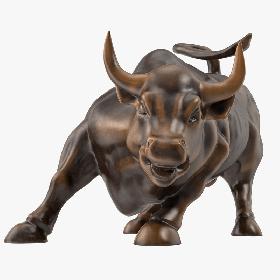 Charging Bull 3D model